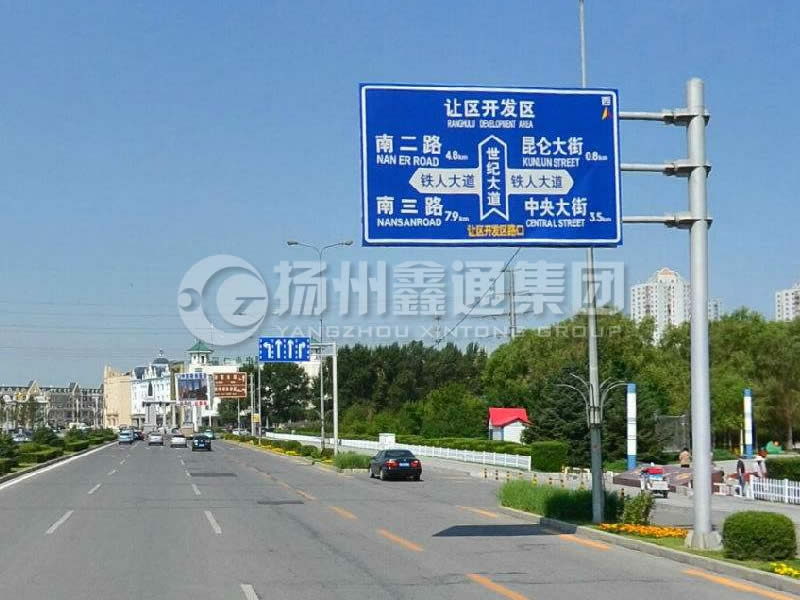 BZG-004，交通標(biāo)志桿，鍍鋅交通標(biāo)志桿