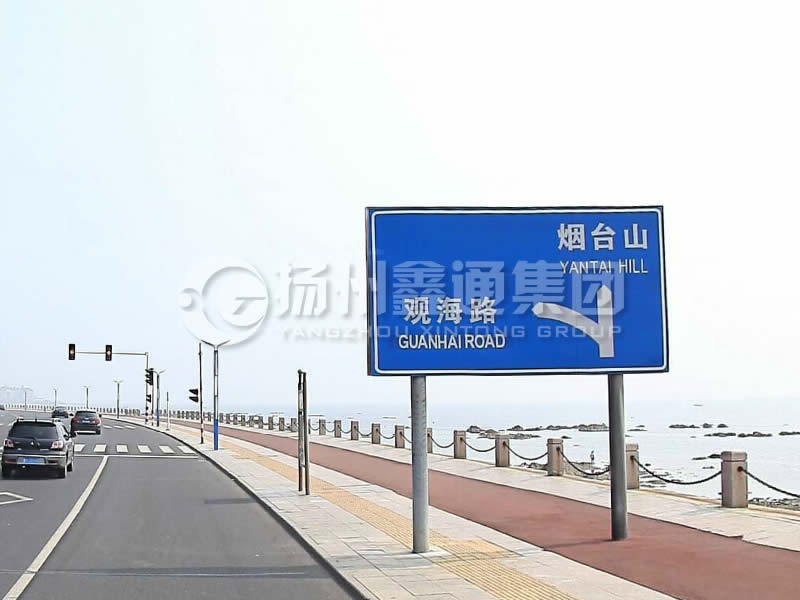 BZG-015，交通標(biāo)志桿，雙柱標(biāo)志桿