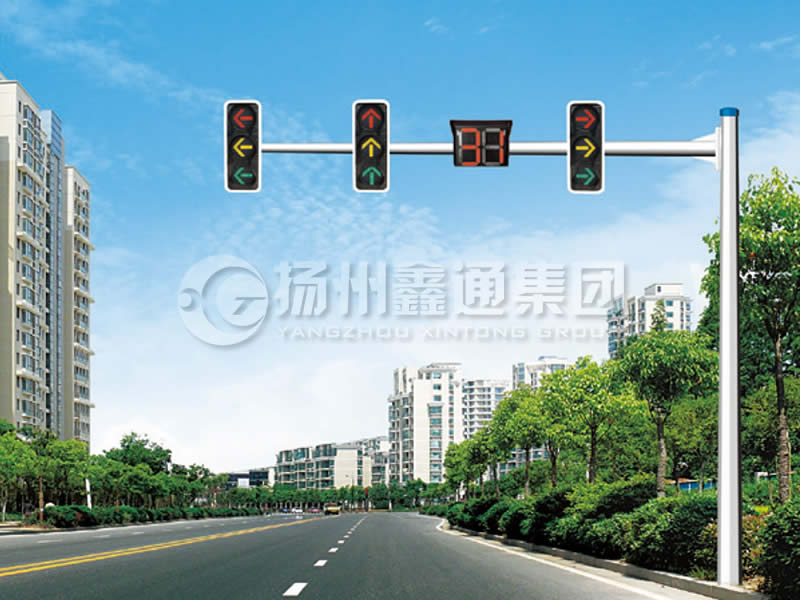 XHDG-007，八棱懸臂信號(hào)燈桿