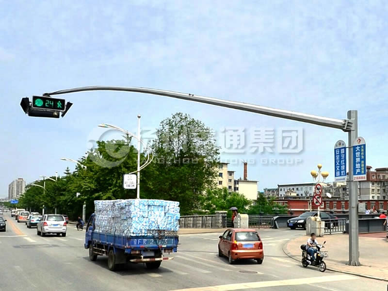 XHDG-048，吊籠式信號燈桿，吉林信號燈桿